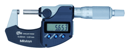 Image of digital micrometer ip65 0-25mm, with output .