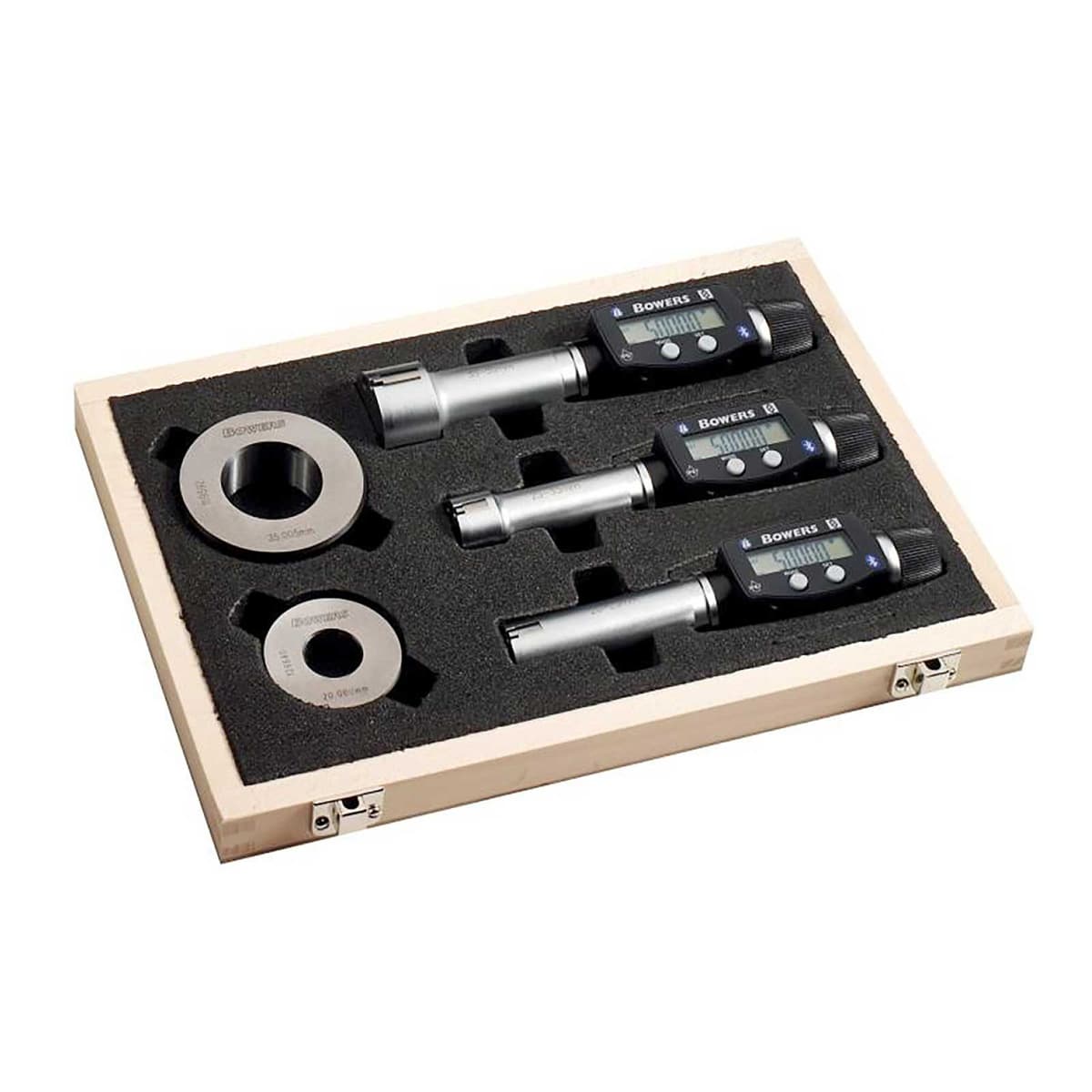 Bowers XT3 Digital Bore Gauge Sets with Bluetooth (with digital readout for each head)