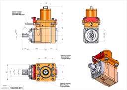 Technical image - LT-A D60 DIN138-27 H85 OK OKUMA LB-300 MW MWY